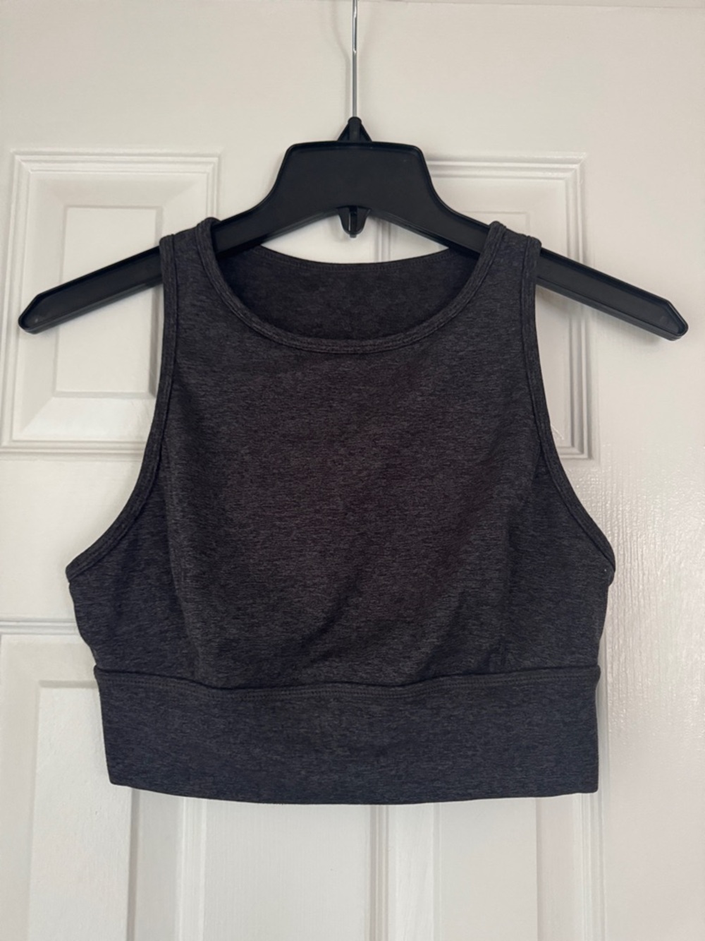 JoyLab Dark Charcoal Crop Tank